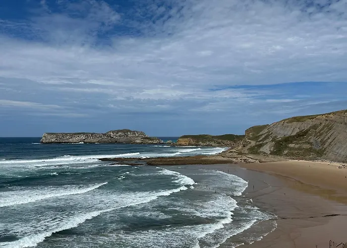 Camino A Lancha A Un Paso De La Playa De Usgo 公寓
